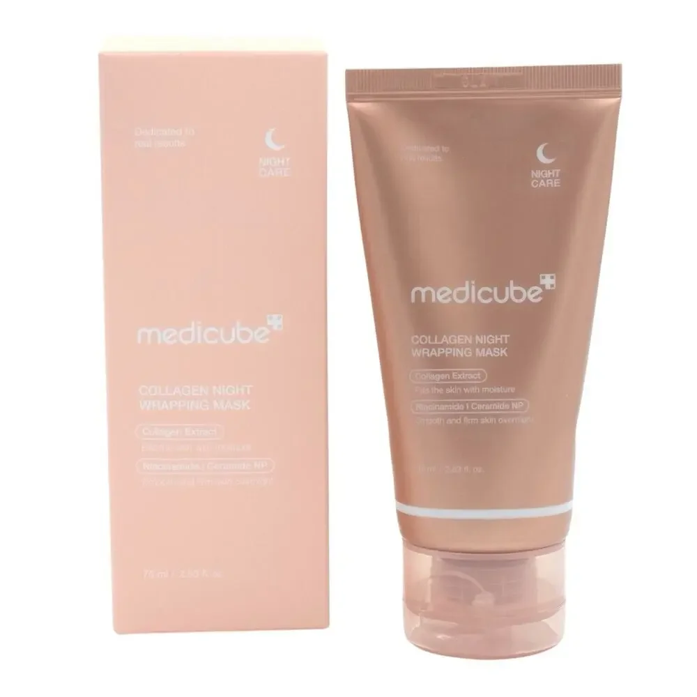 Medicube Collagen Night Wrapping Mask 75ml Firming Moisturizing K-Beauty NIB